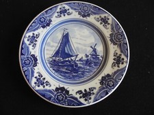 Assiette en faience de delft -