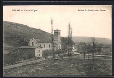 Old postcard hunting, view of the church 