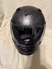 Arai Defiant Carbon Fibber Ducati Motorcycle Full Face Helmet Size XLNT  Shape.