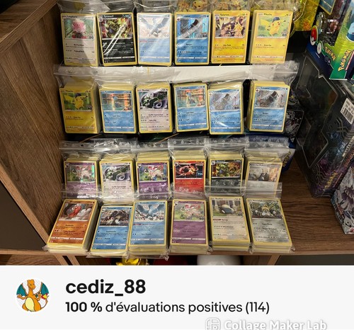 Lot 100 cartes - de, pokemon