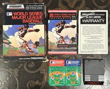 World Series Major League Intellivision ECS 1983 1st Mattel Edition RARE HTF CIB
