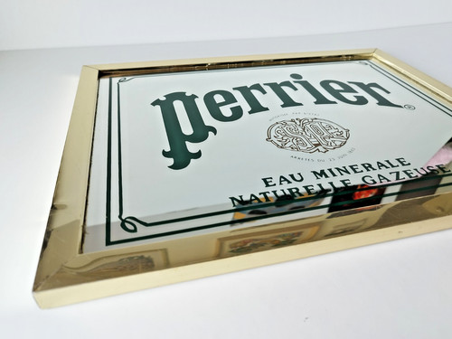 Miroir publicitaire perrier - publicitaire,