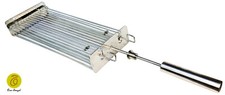 Rotative Grille - Réglable - Brésilien Skewer pour Barbecue 28 " - Professionnel