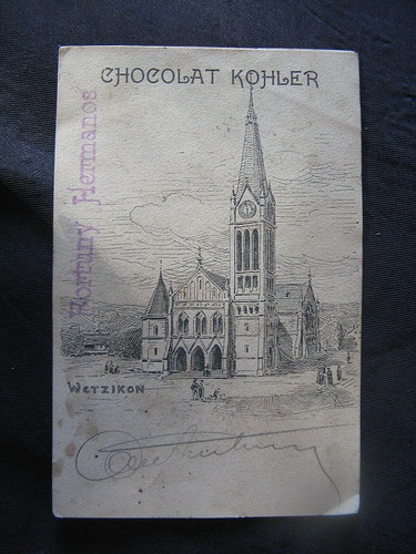 0163 cpa publicite - "0163", chocolat