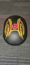 Original  Beats By Dre Headphones In Custom Pinstriped Protective Case