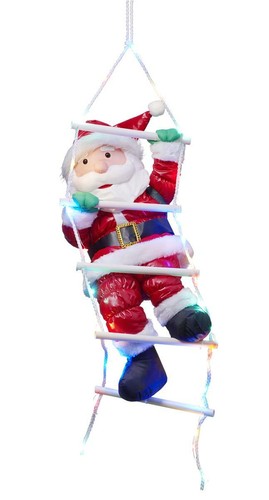 Grimpante père noël sur led - grimpante,
