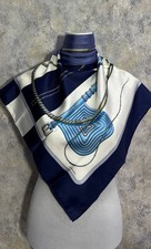 Free FedEx Authentic HERMES Scarf Carre 90 Clic clac  (134)