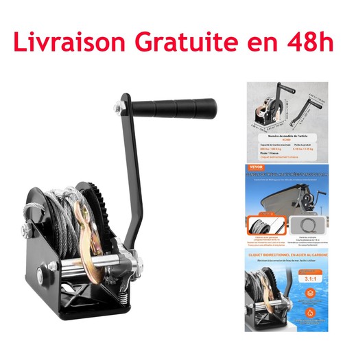 Vevor treuil manuel 362 - vevor, 362,8
