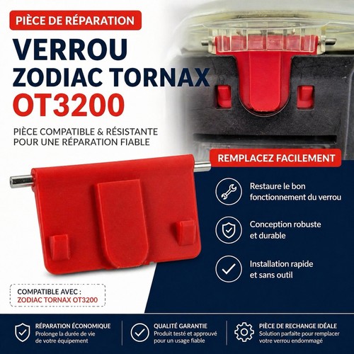 Verrou couvercle zodiac tornax - zodiac,