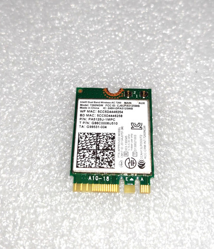Carte wifi intel 7260ngw pour - wifi,