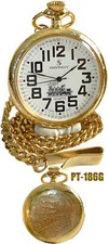 PT-186GG POCKET WATCH WITH CHAIN