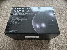 Banc De Yoga 75CM Anti-Burst Ballon D'Exercice De Gym Avec Pompe Neuf