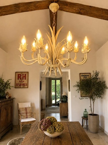 Grand lustre florentin vintage