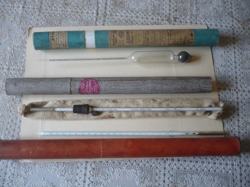 Lot anciens alcoomètres - ,