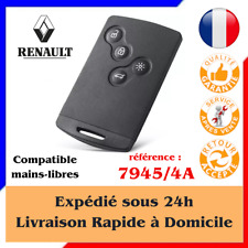 ✅Carte Clé Vierge Renault CLIO 4 et CAPTUR à Coder - Clé Avec Electronique "NEUF