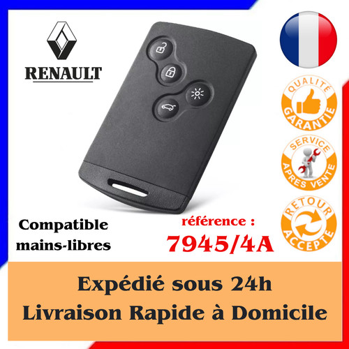 Carte clé vierge renault - clé,