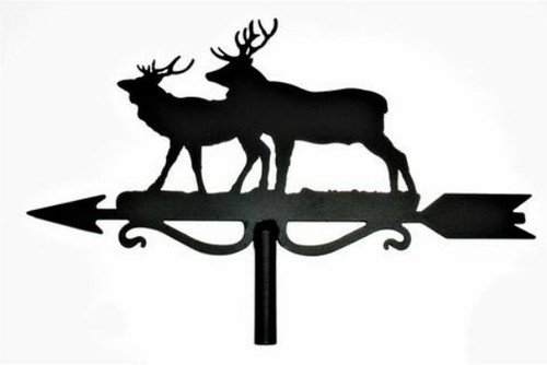 Cerfs weather vane acier - weather,
