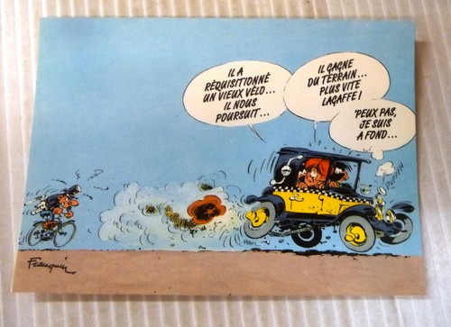 Carte postale gaston lagaffe - carte,
