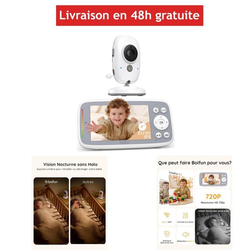 Boifun babyphone caméra - boifun,