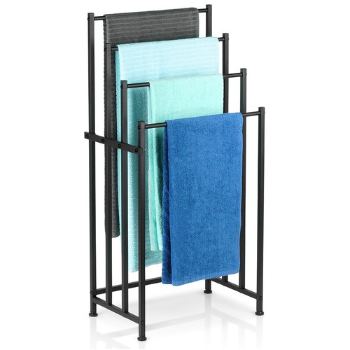 Porte serviettes métal - métal, noir