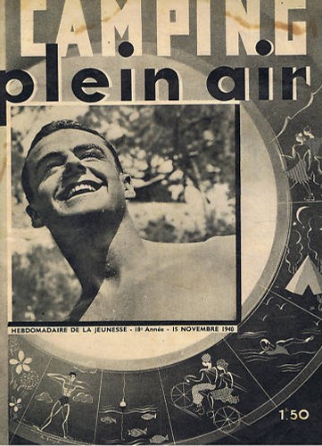 Camping plein air - plein, 1940