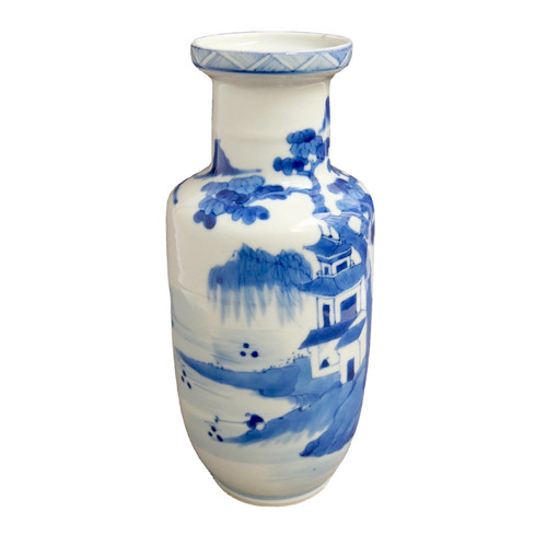 Roll vase porcelain - vase,