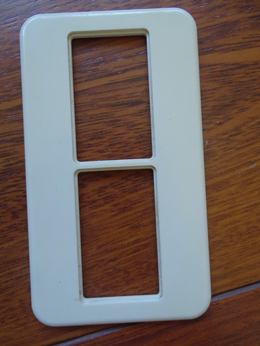 Legrand ancien plaque double - 1,