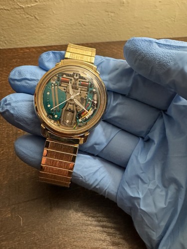 Accutron spaceview gold filled - accutron,