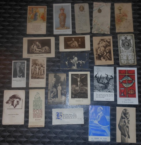 Lot images pieuses - de, 21