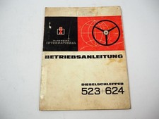 IHC Mc Cormick 523 624 Tractor Operating Instructions Operation Maintenance 1969