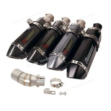 51MM For CF-Moto Papio 125 2023 Exhaust Mid Lin Pipe Slip-on Muffler Pipe System