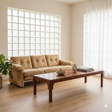 Table Basse Vintage Plaquée