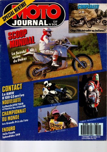 Moto journal n0809 - journal, bmw