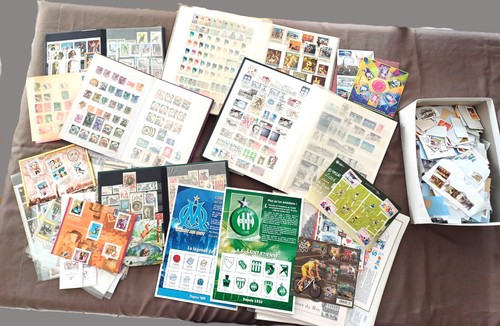 Lot timbres français - timbres,
