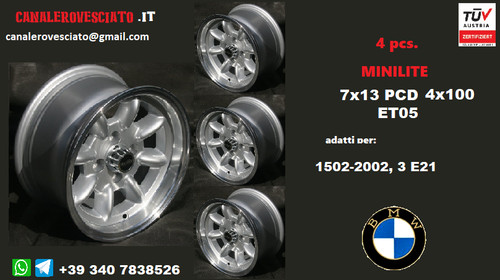 Jantes minilite 13 pouces - 7j,