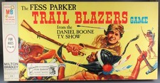 Fess Parker - Trail Blazers Game - Board Game MB 1964