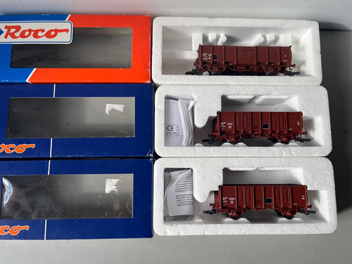 Roco wagons tombereaux - wagons,