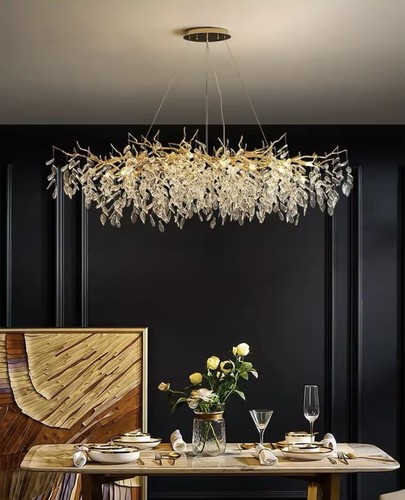 Lustre suspension doré
