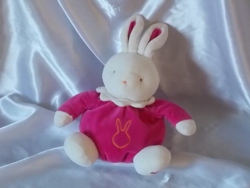 Doudou lapin boule rose - doudou,