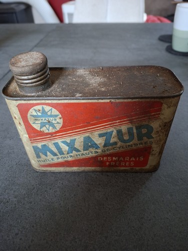Ancien bidon huile mixazur - ancien,