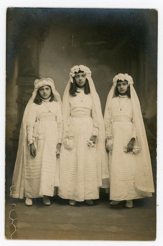 Carte photo les trois - carte,
