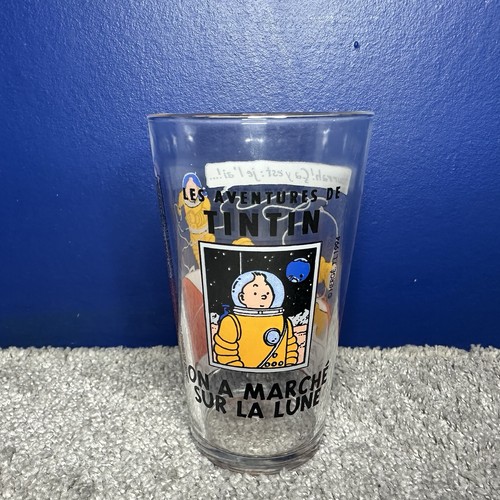 Verre tintin hergé on a - hergé,