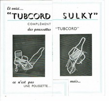 leaflet ATELIERS JERIC folding stroller Tubcord Sulky pram
