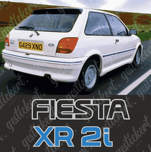 Sticker for ford fiesta - sticker,