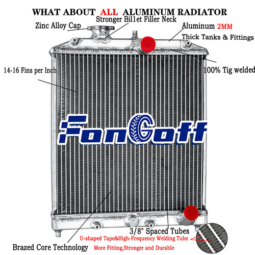 Aluminium radiateur pour honda - radiateur,