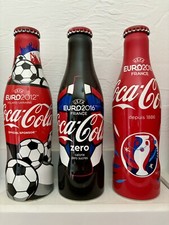 Bouteilles collector Coca-Cola Euro 2012 et 2016 Limited Edition