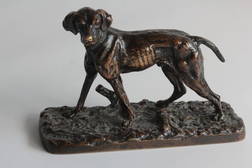 Bronze animalier chien - animalier, de