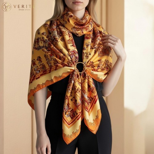 Rare vintage foulard - vintage, soie