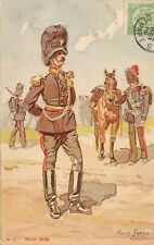 POSTCARD ILLUSTRATOR LOUIS GEENS BELGIUM N°2 BELGE ARMY GRENADIERS