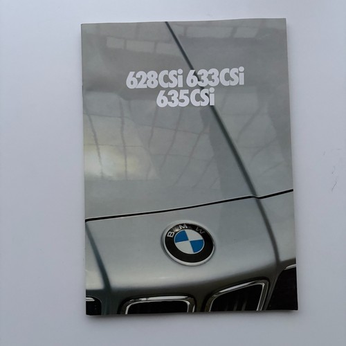 Brochure catalogue bmw e24 - -,